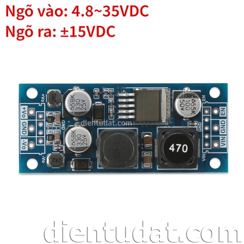 Mạch Tạo Nguồn Đôi ±15V Từ Nguồn 4.8~40VDC 20W - WT117