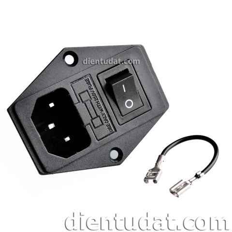 Socket Nguồn Có Cầu Chì - Công Tắc