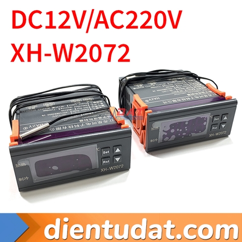 Bộ Điều Khiển Nhiệt Độ 2 Ngõ Ra Độc Lập W2072 - 12VDC 220VDC