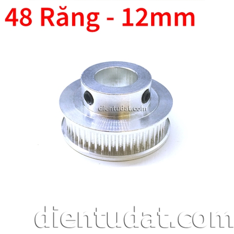 Bánh Răng Motor Pulley GT2 - 48 Răng 12mm
