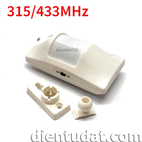 Cảm Biến Chuyển Động Hồng Ngoại Không Dây Sóng RF - 315MHz 433Mhz