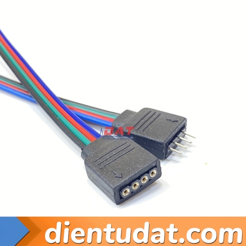 Cáp Kết Nối Dây LED 5050 4 Pin Đực - Cái