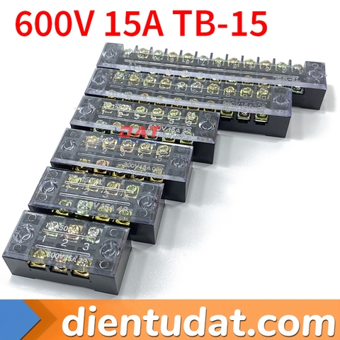 Cầu Nối Điện Terminal Block 600V 15A TB 1503 - TB 1504 - TB 1505 - TB 1506 - TB 1510 - TB 1512