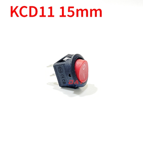 Công Tắc Bập Bênh Tròn 15mm KCD11