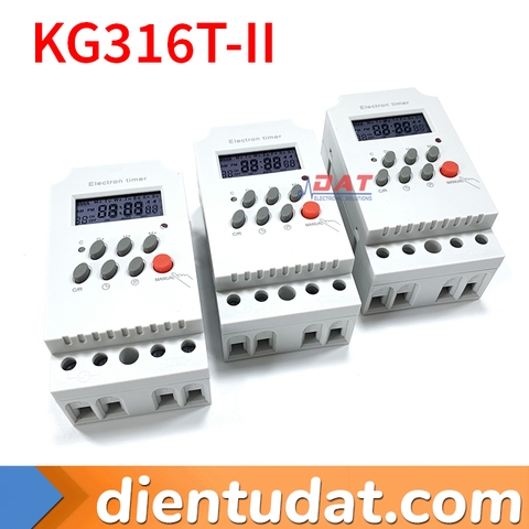 Công Tắc Hẹn Giờ Điện Tử 25A KG316T-II - 12V 24V 220V