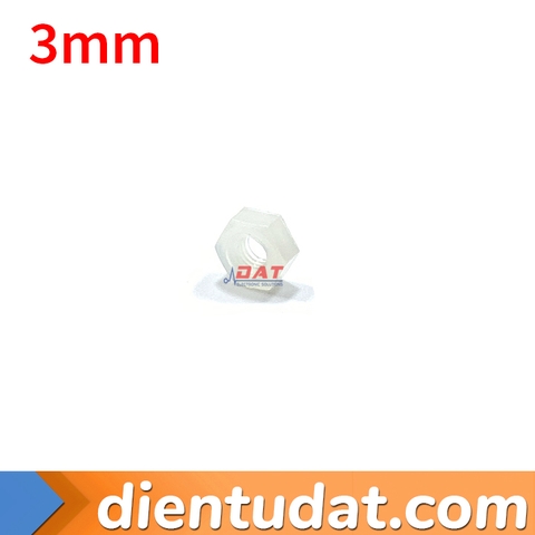 Đai Ốc Nhựa M3 3mm