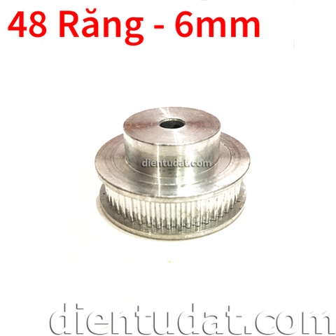 Bánh Răng Motor Pulley GT2 - 48 Răng 6mm