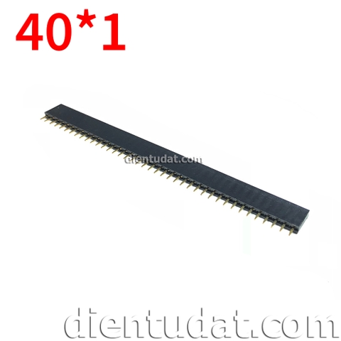 Header Hàng Rào Cái Đơn 40 Chân 1*40P 2.54mm Chân Thẳng