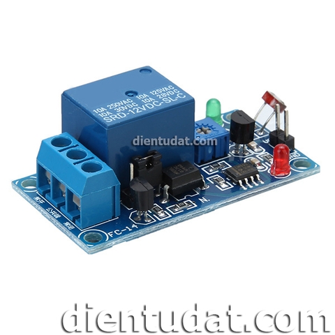 Module Cảm Biến Ánh Sáng (Opto) Đóng Ngắt Relay 12VDC