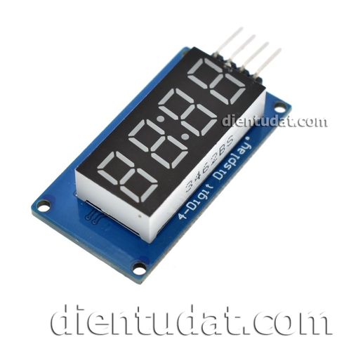 Module Hiển Thị Đồng Hồ 4 Số TM1637