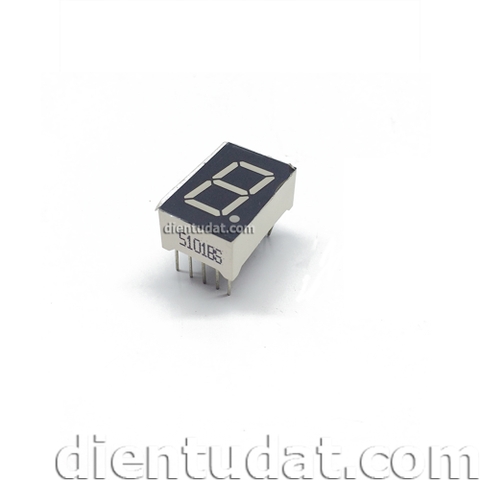 Đèn LED 7 Đoạn Màu Đỏ Dương Chung - 1 Số 5101BS