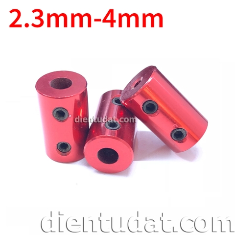Khớp Nối Trục Màu Đỏ 2.3mm-4mm