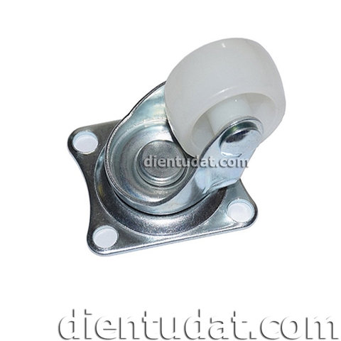 Bánh Xe Đa Hướng Trắng 34*32mm