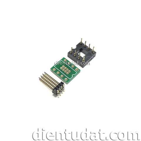 KIT DIY Bộ Đế Chuyển IC 8Pin DIP8 sang SOP8 - Tự Ráp