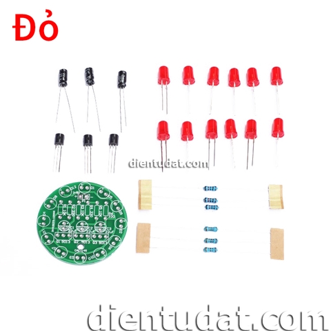 KIT DIY Bộ Led Tròn Đỏ - Tự Ráp