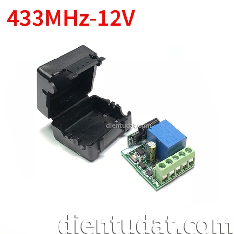 Mạch Điều Khiển RF 433MHz 7 Chức năng - Kèm Vỏ