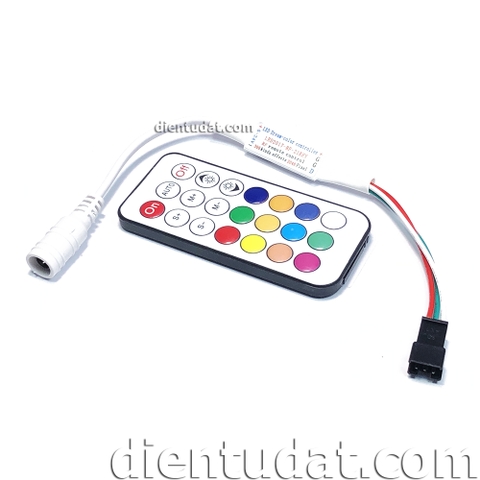 Bộ Driver LED RGB WS2811 WS2812 1903 Remote Hồng Ngoại - Remote RF