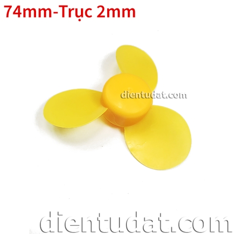 Cánh Quạt Mềm 3 Lá Mini 50mm - Trục 2mm