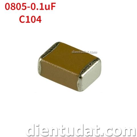 Tụ 104K 0.1uF 100nF 50V 10% - Size 0805