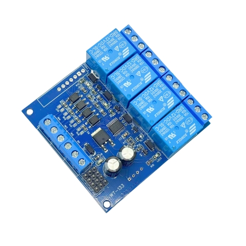 Mạch Điều Khiển RF 4 Relay 12V Tạo Trễ 3 Chế Độ WT-133
