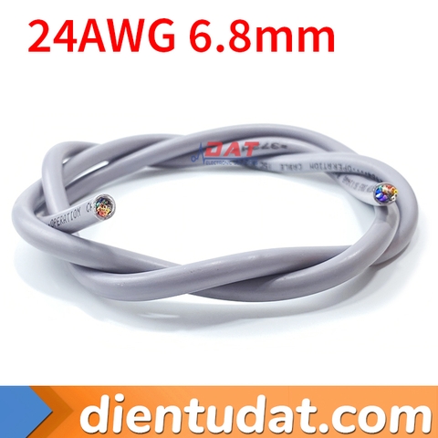 Dây Cáp Tín Hiệu 15 Lõi 24AWG 6.8mm 15Cx24AWG 1 Mét