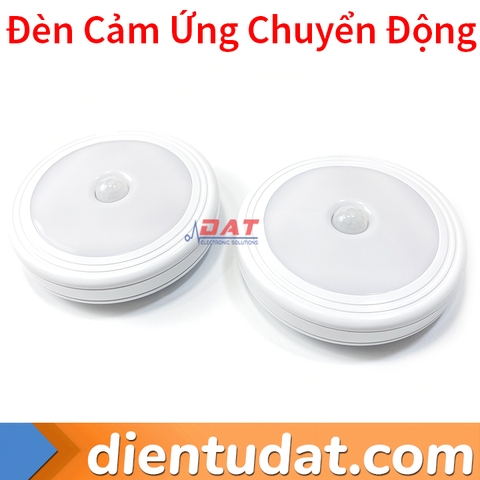 Đèn Cảm Ứng Chuyển Động Dùng Pin AAA Trắng Ấm - Trắng Lạnh