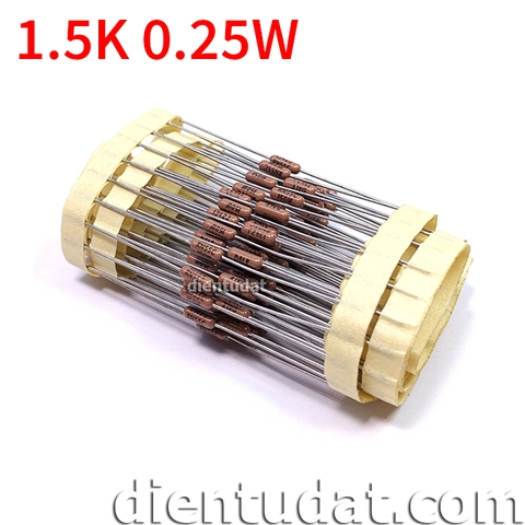 Điện Trở DALE RN55D 1.5K 1% 1/4W 0.25W