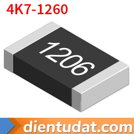 Điện Trở Dán 4.7K 4K7 1206 SMD 1/4W 5%