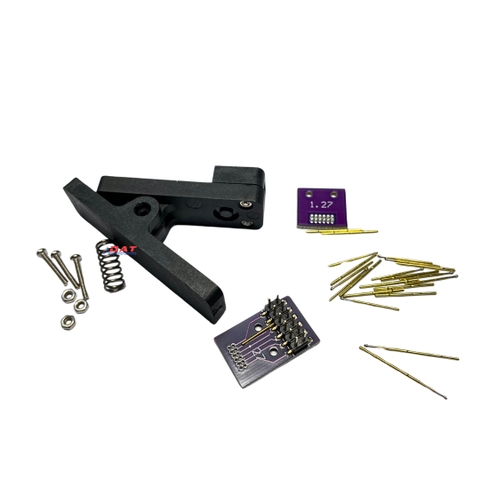 DIY Kẹp Dò Test Mạch Pogo Pin 1.27mm Ra Chân 2.54mm - Tự Lắp