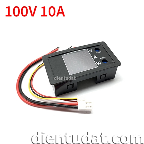 Đồng Hồ Đo Điện Áp Dòng Điện Công Suất 100V 10A