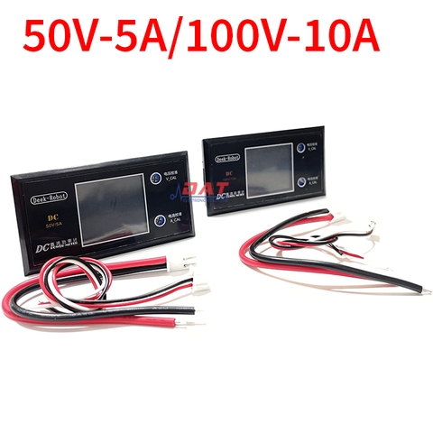 Đồng Hồ Đo Dòng Áp DC Hiển Thị LCD 50V 5A / 100V 10A
