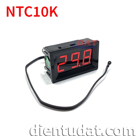 Đồng Hồ Đo Nhiệt Độ Hiển Thị LED NTC10K