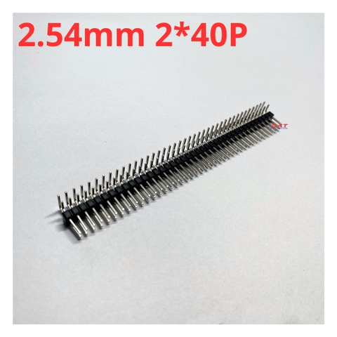 Header Hàng Rào Đực Đôi Chân Cong 2.54mm 2*40P