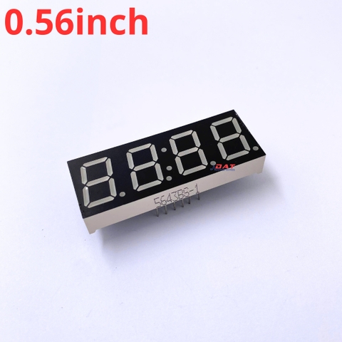 LED 7 Đoạn Đồng Hồ 4 Số 0.56inch Dương Chung 5643BS-1 Đỏ