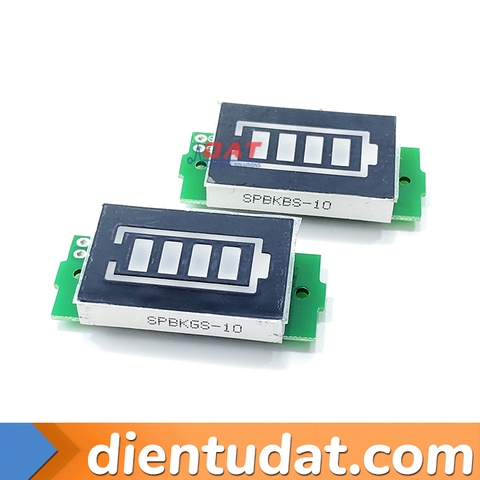 Mạch Đèn Báo Dung Lượng Pin 1S 2S 3S 4S 5S 6S 7S 8S - Xanh Lá Xanh Dương