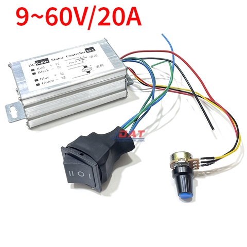 Mạch Điều Khiển Động Cơ PWM Đảo Chiều 20A - 9-60V
