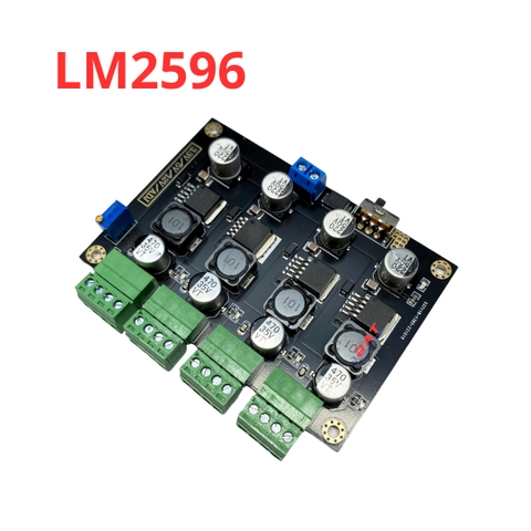 Mạch Hạ Áp LM2596 4 Ngõ Ra 3.3V 5V 12V ADJ