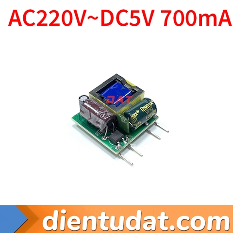 Mạch Nguồn Xung 220VAC Ra 5VDC 700mA V2