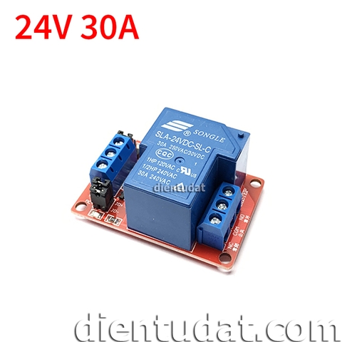 Module 1 Relay 30A - 24V Kích High/Low