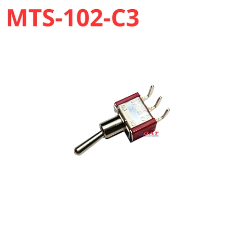MTS-102-C3 Công Tắc Gạt On OFF 2 Vị Trí Trục Ngang