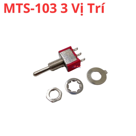 MTS-103 Công Tắc Gạt 3 Vị Trí 3 Chân MTS-103 Màu Đỏ