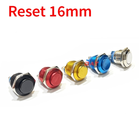 Nút Nhấn Reset 16mm Đầu Cao