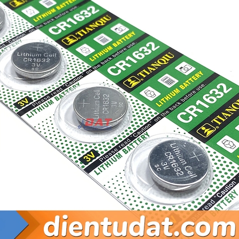 Pin Cúc Áo CR1632 3V