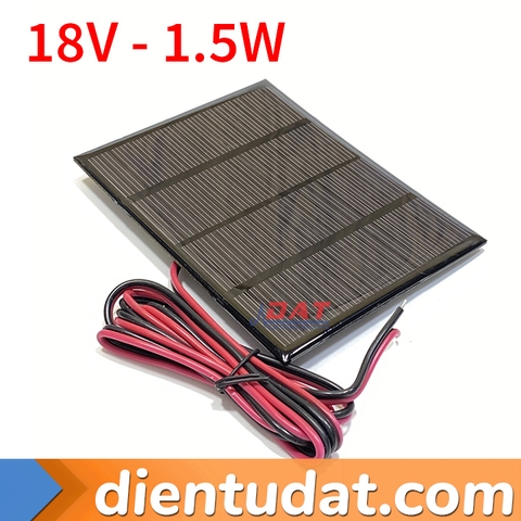 Pin Mặt Trời 18V - 1.5W