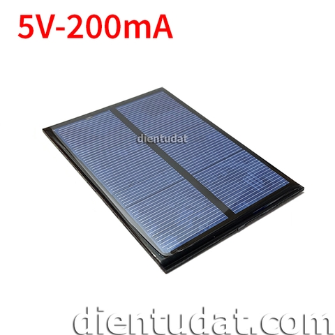 Pin Năng Lượng Mặt Trời Solar Panel 5V - 200mA