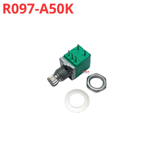 R097-A50K Chiết Áp Đơn Công Tắc 5 Chân Loại A 50K 10mm