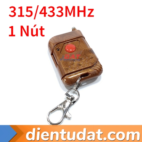 Remote 1 Nút Mã Cố Định EV1527 HF11 - 315 MHz 433MHz