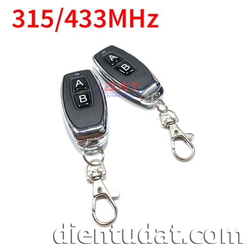 Remote RF 2 Nút AB EV1527 WT159 - 315MHz 433 MHz