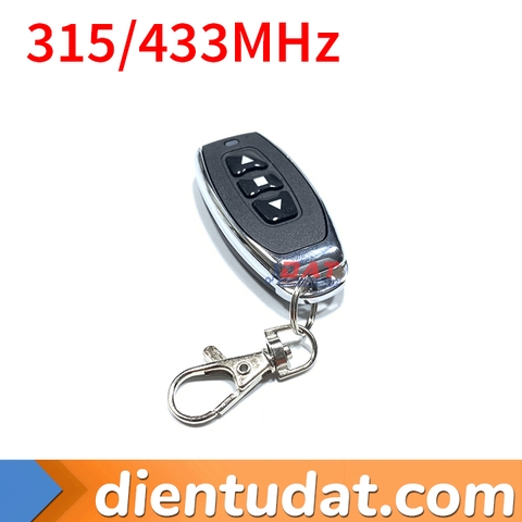 Remote RF 3 Nút EV1527 - 315MHz 433MHz