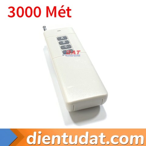 Remote RF 4 Nút 1527 3000 Mét WT23 - 315MHz 433MHz